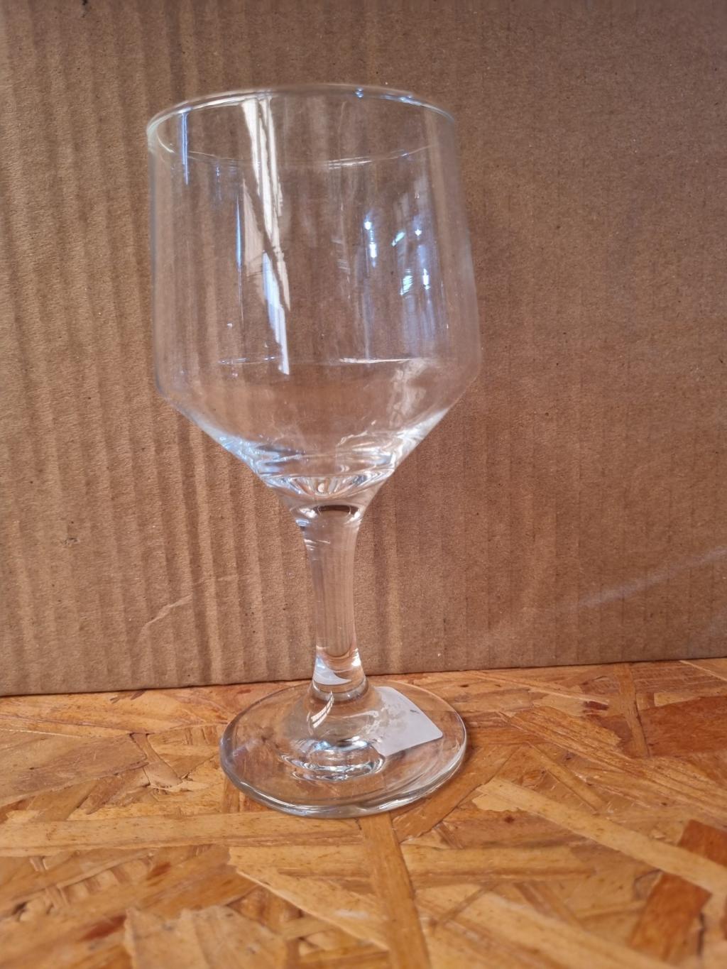 Jogo de 6 taças em vidro Bico de Abacaxi 300ml Transparente - Casambiente