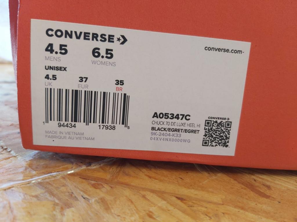 Tênis Converse Chuck 70 De Luxe Heel Hi