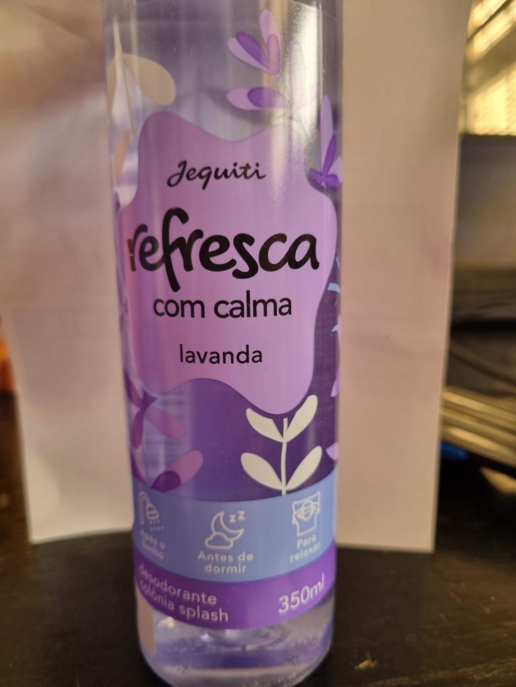 Desodorante colônia splash Refresca com calma lavanda