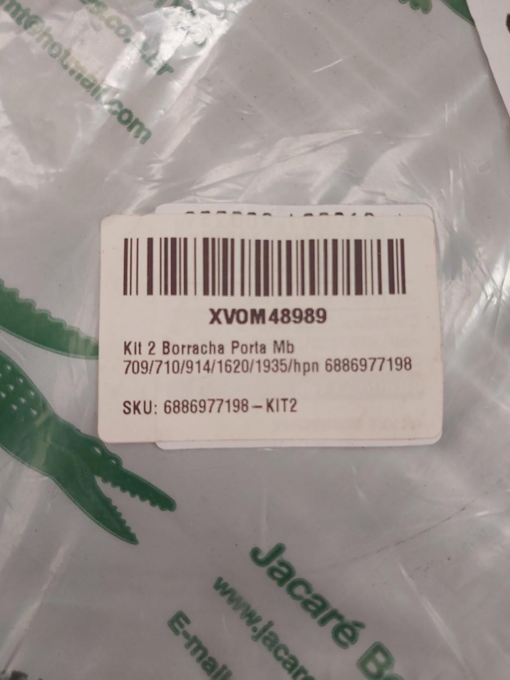 Kit 2 Borracha Porta Mb