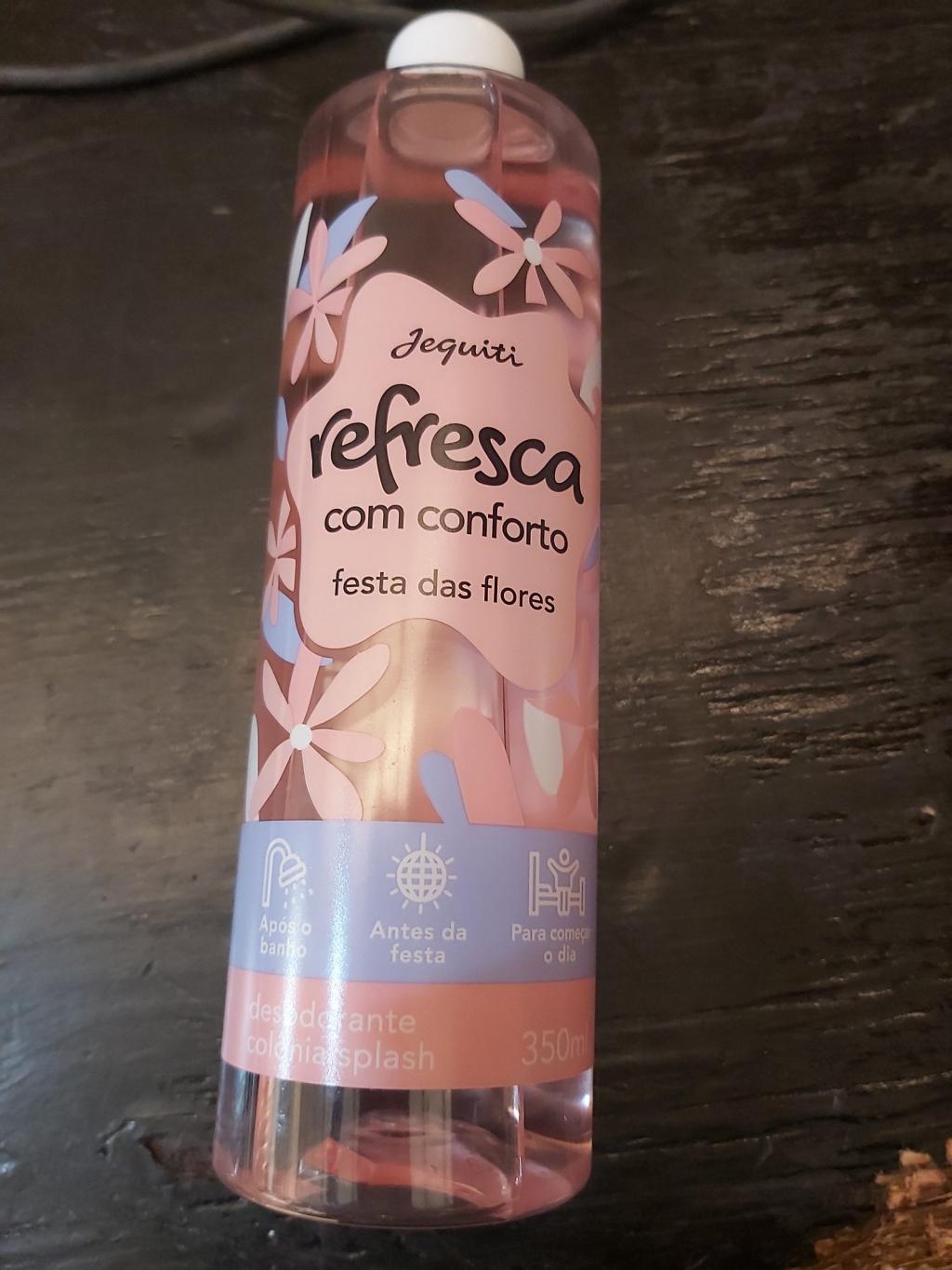 Desodorante colônia splash Refresca com conforto festa das flores