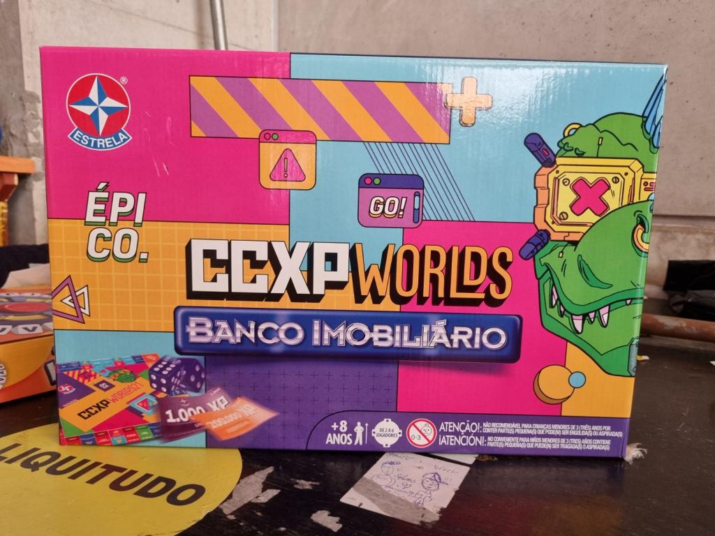 Jogo de tabuleiro CCXP Worlds Banco Imobiliário