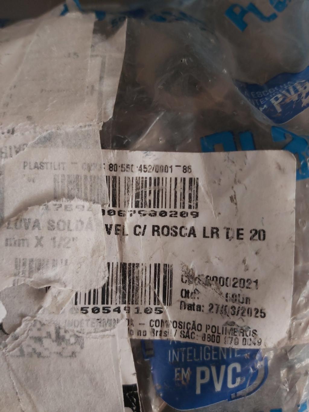 Luvas solda com rosca LR T E 20