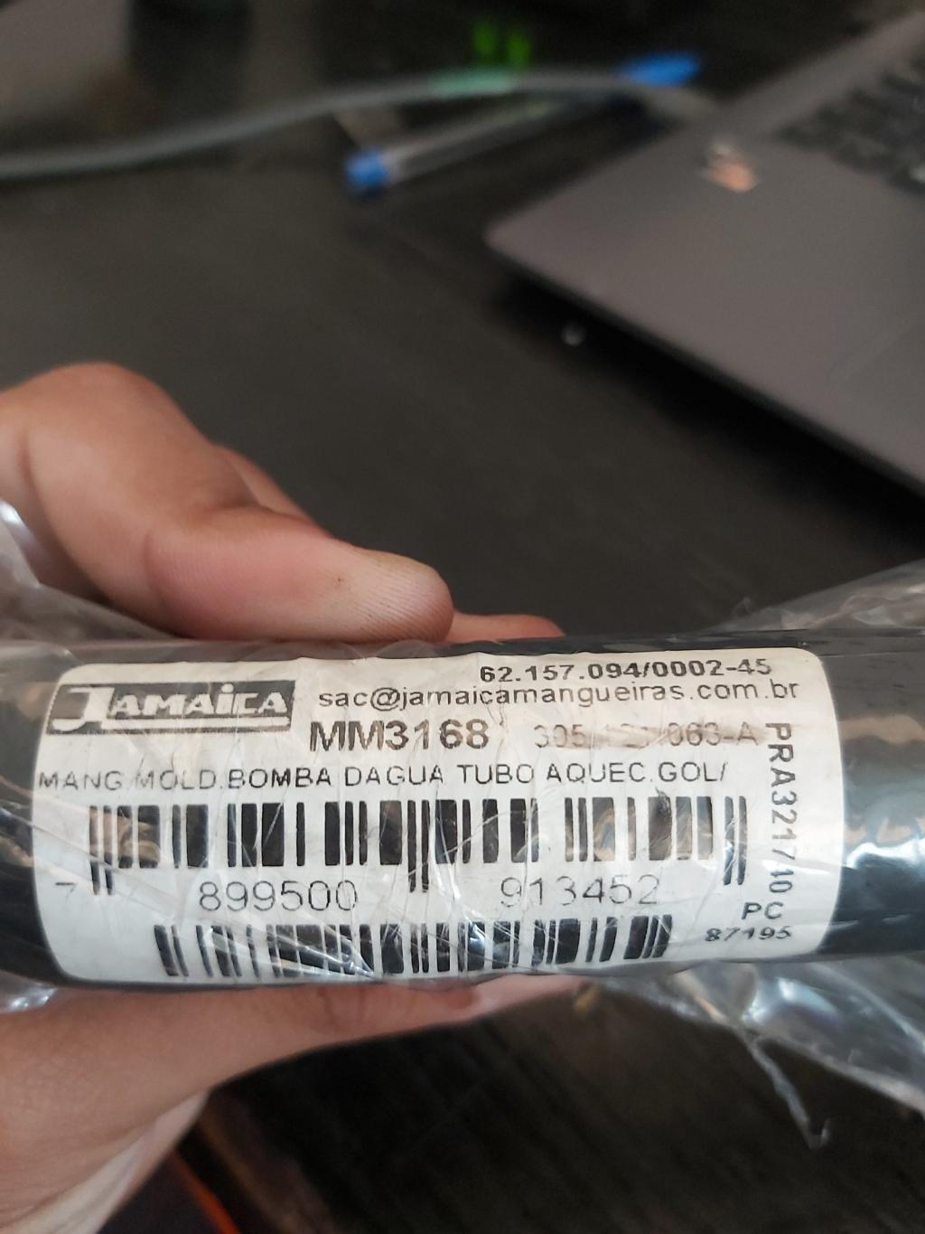 Mangueira moldada para bomba d'água com tubo aquecido para Gol