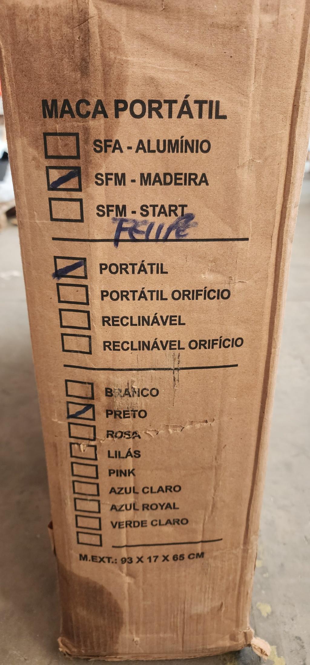 Maca portátil de madeira