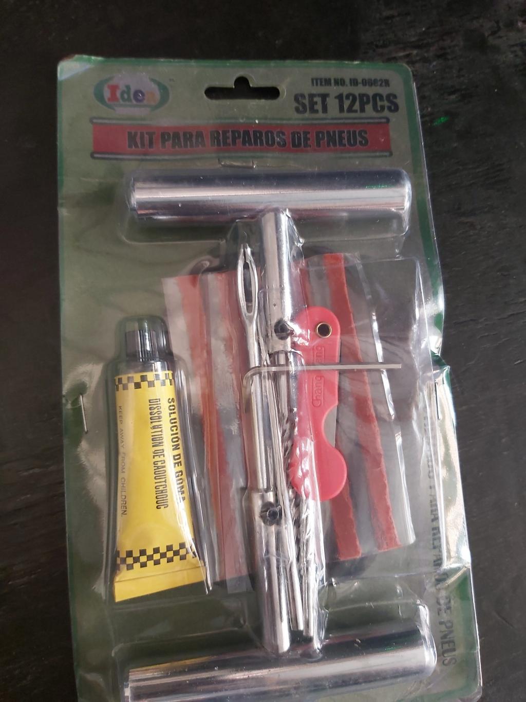 Kit para reparos de pneus