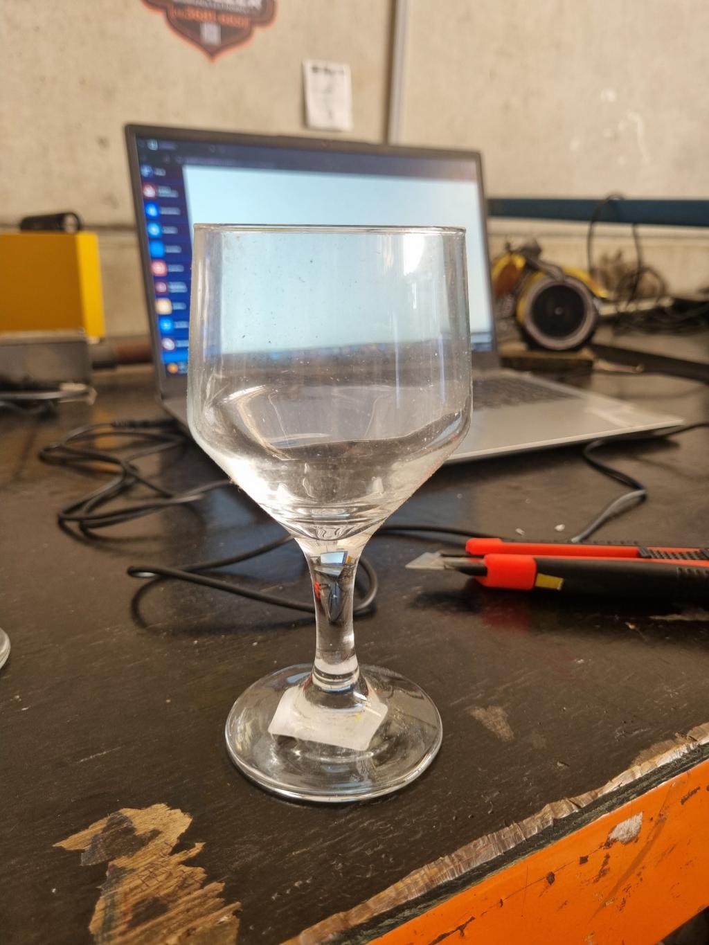 Taça de vidro para bebidas