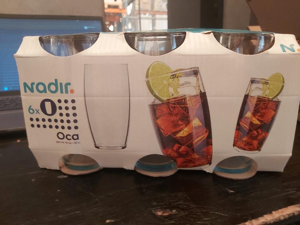 Conjunto de copos de vidro Oca