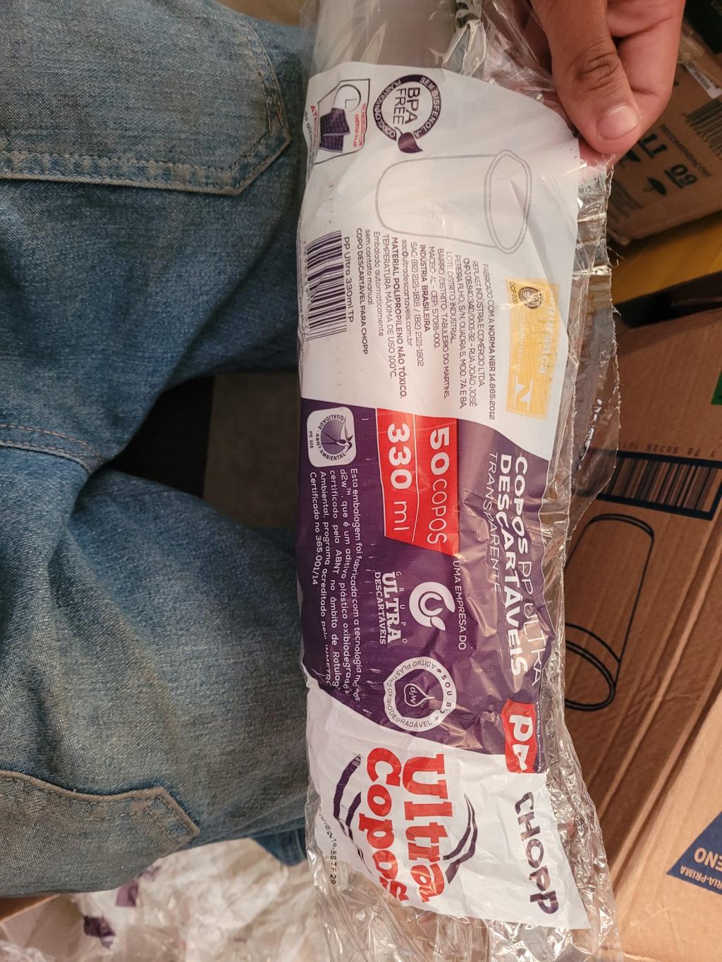Copo descartável para chopp