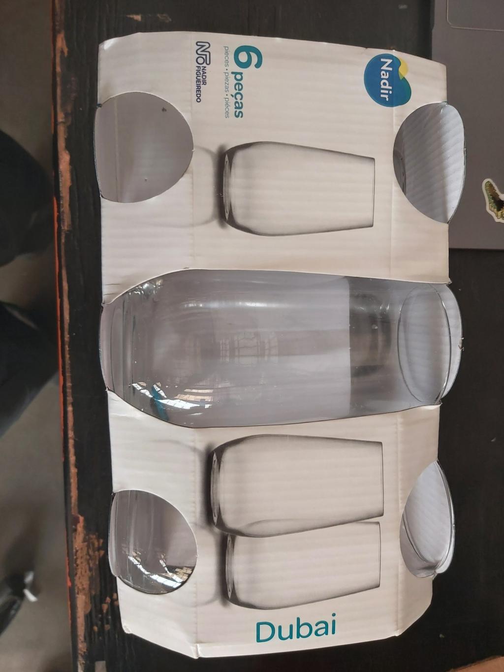 Conjunto de copos de vidro