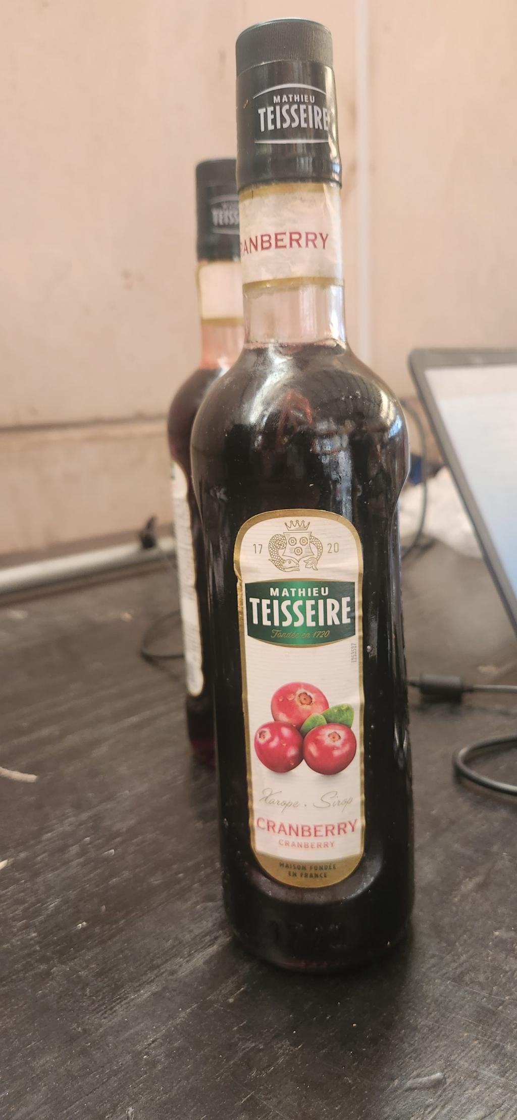 Xarope sabor Cranberry
