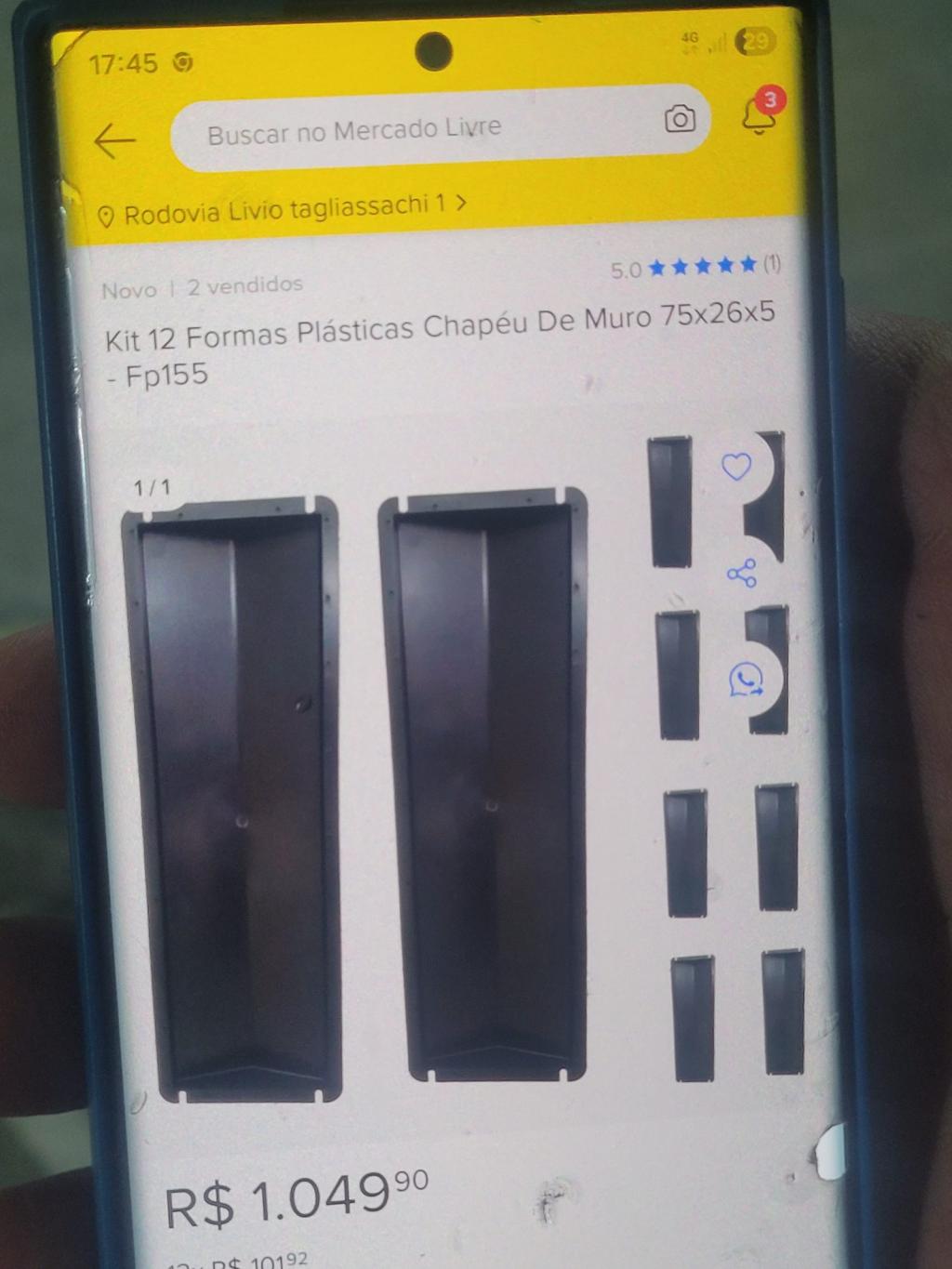 Kit 12 Formas Plásticas Chapéu De Muro