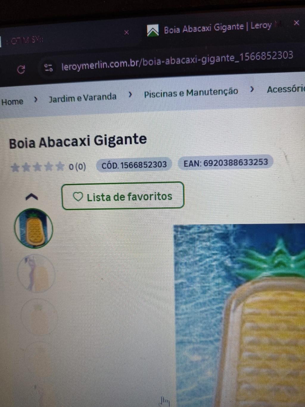 Boia Abacaxi Gigante