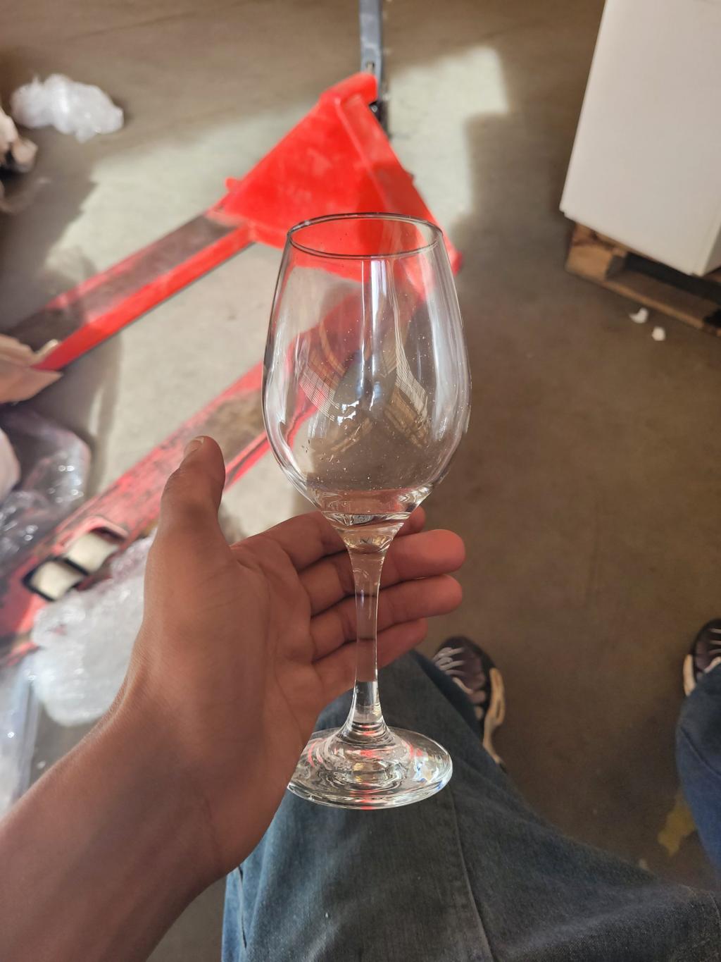 Taça de vidro para bebidas