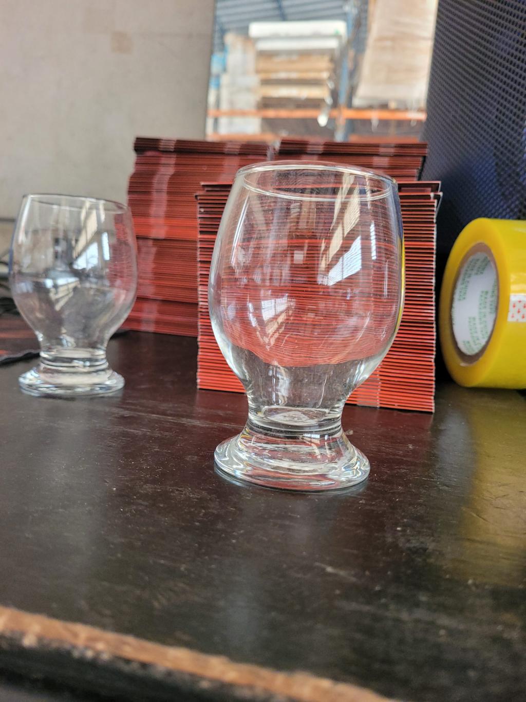 Taça de vidro para bebidas
