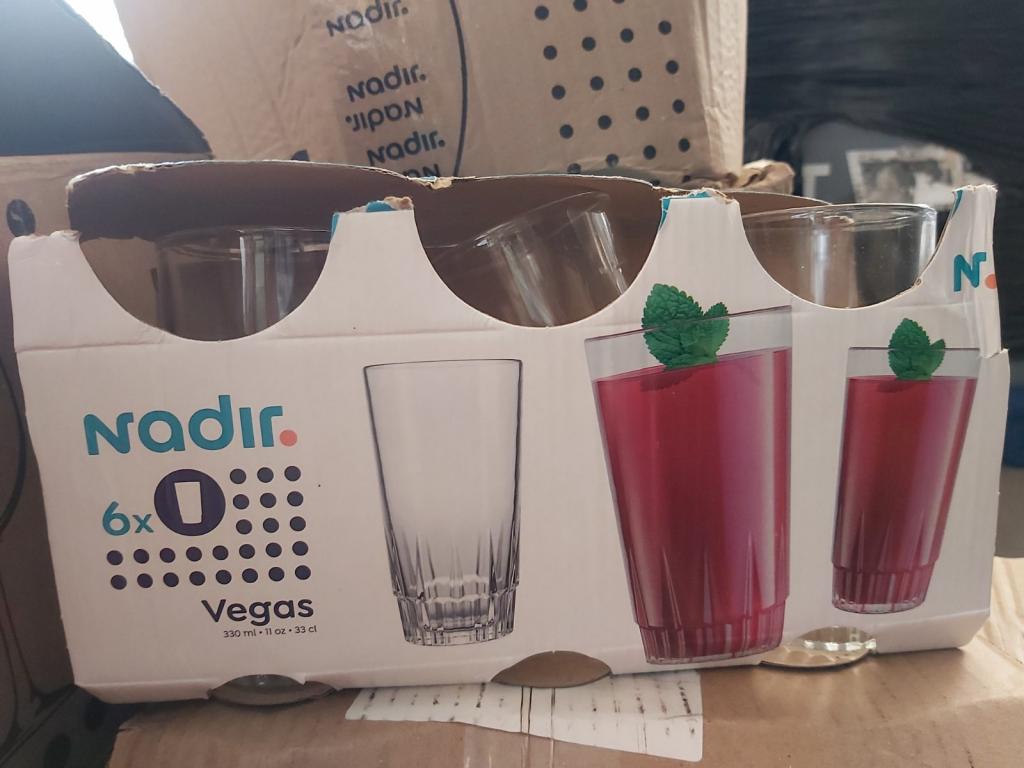 Conjunto de copos de vidro