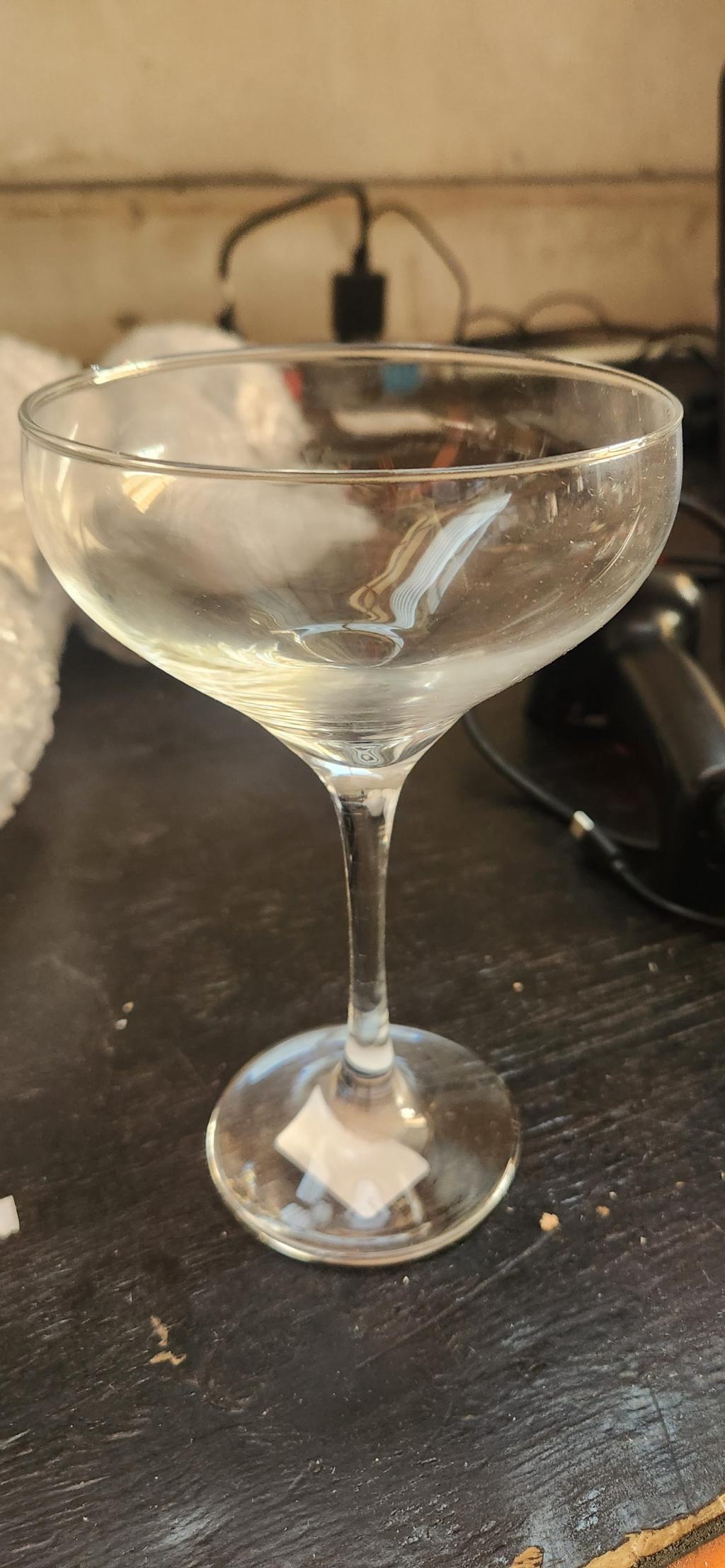 Taça de vidro para bebidas