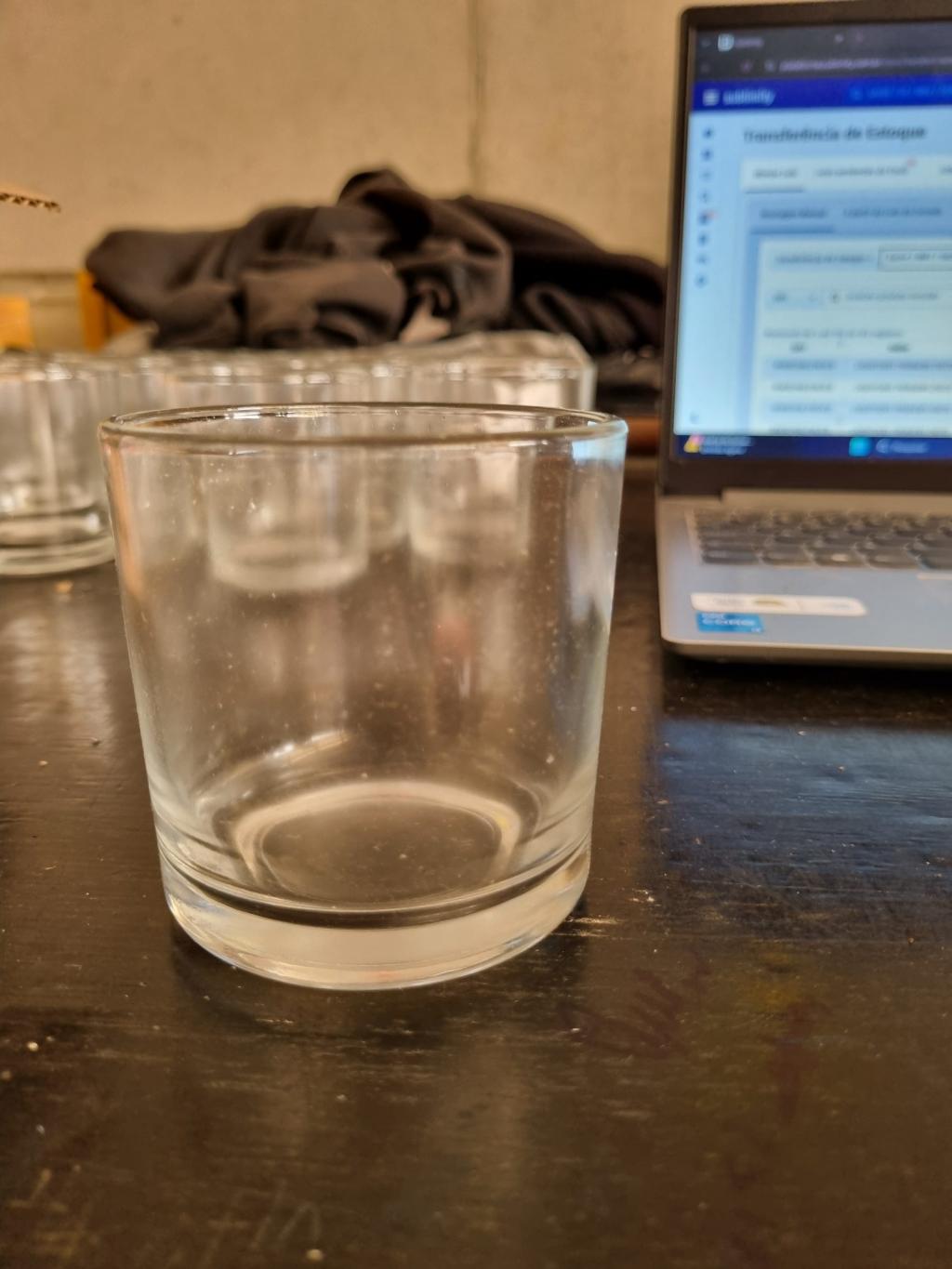 Copo de vidro tipo tumbler