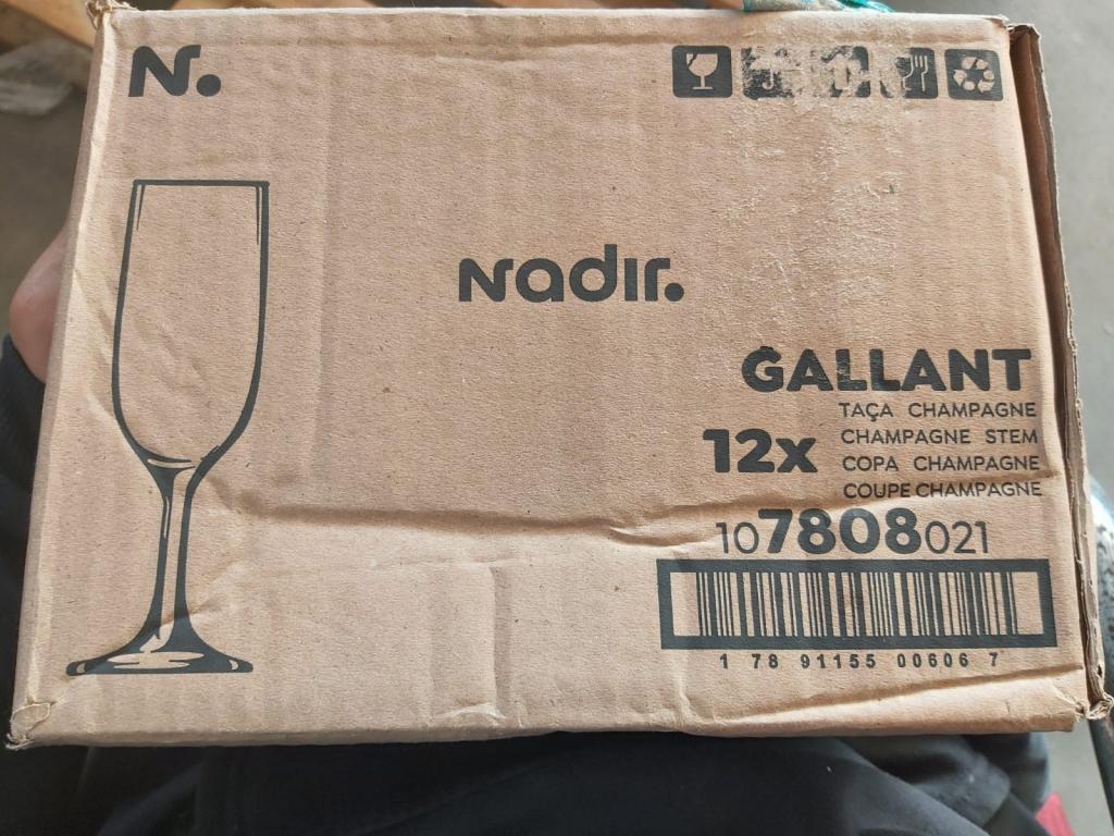 Jogo de 12 taças de champagne