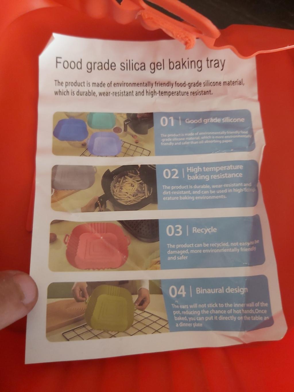 Forma de silicone para assar (baking tray)