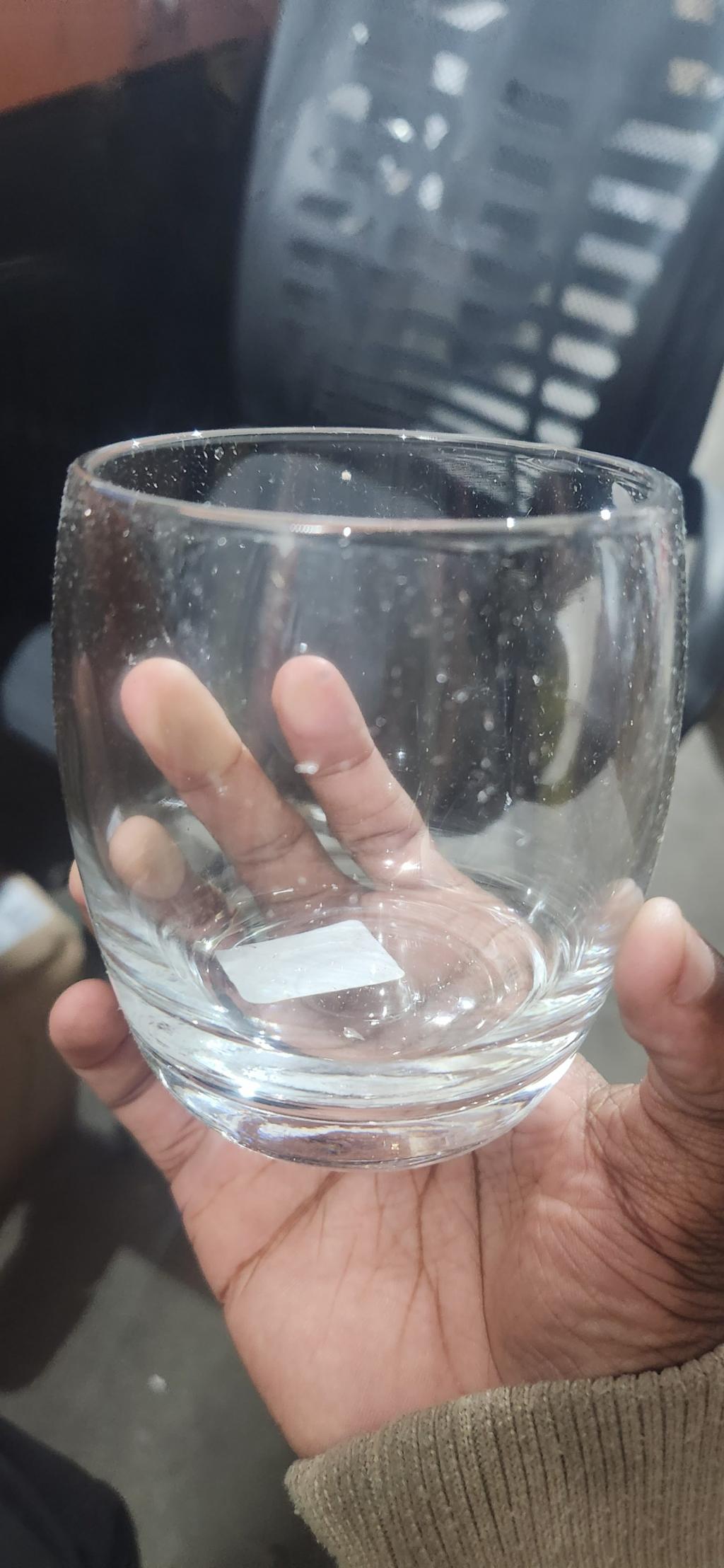 Copo de vidro tipo tumbler