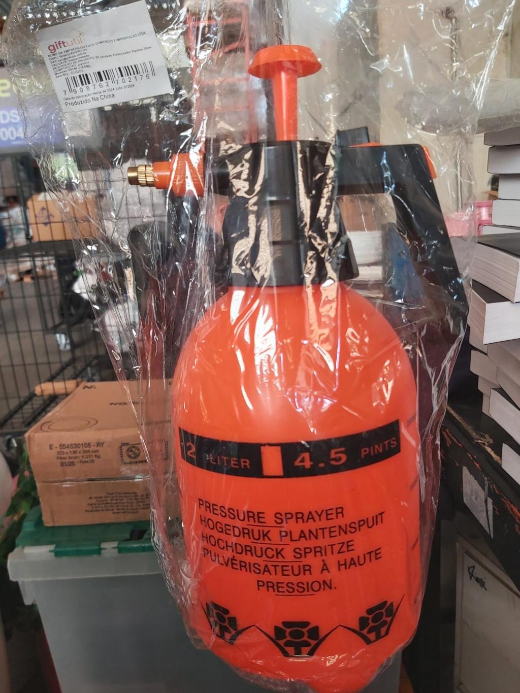 Pulverizador de pressão plástico 2 litros
