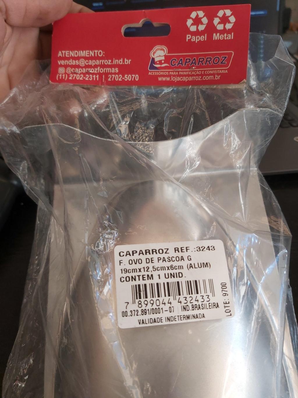 Forma para Ovo de Páscoa G
