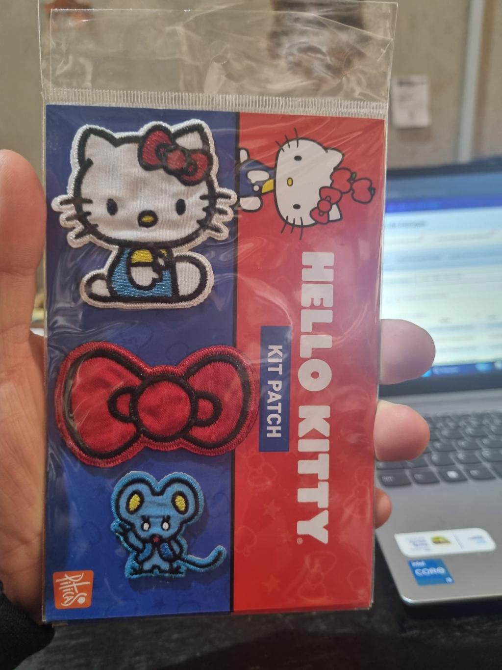 Kit de patches bordados Hello Kitty