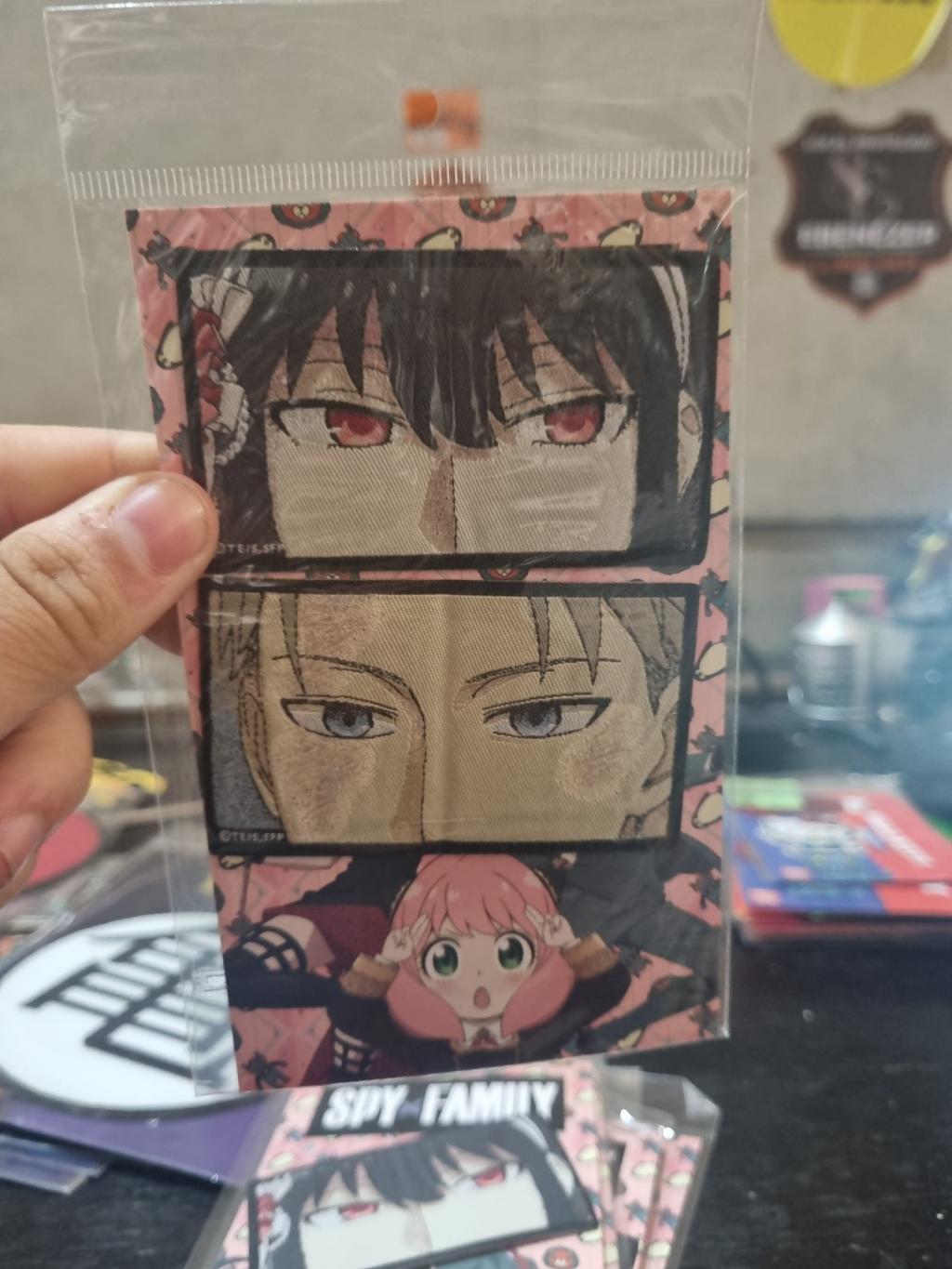 Patch bordado com personagens do anime Spy Family