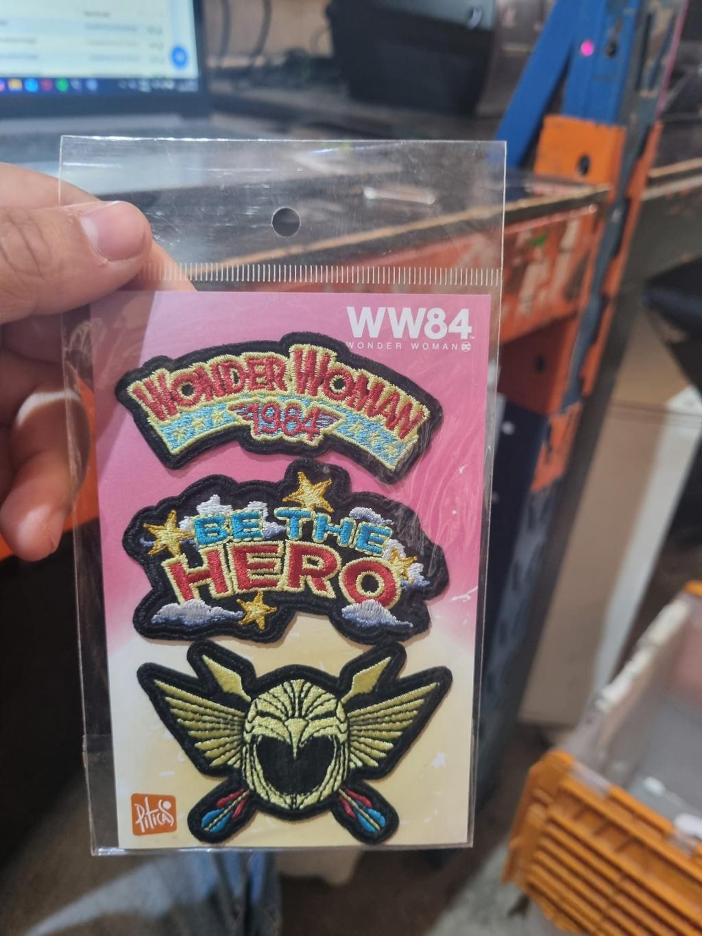Kit de patches bordados Wonder Woman 1984