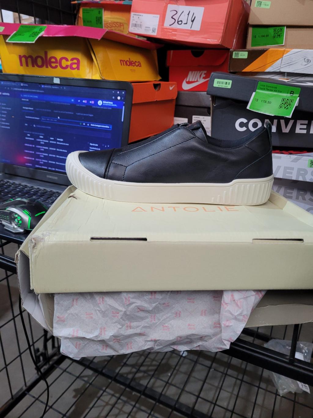 Tênis casual preto