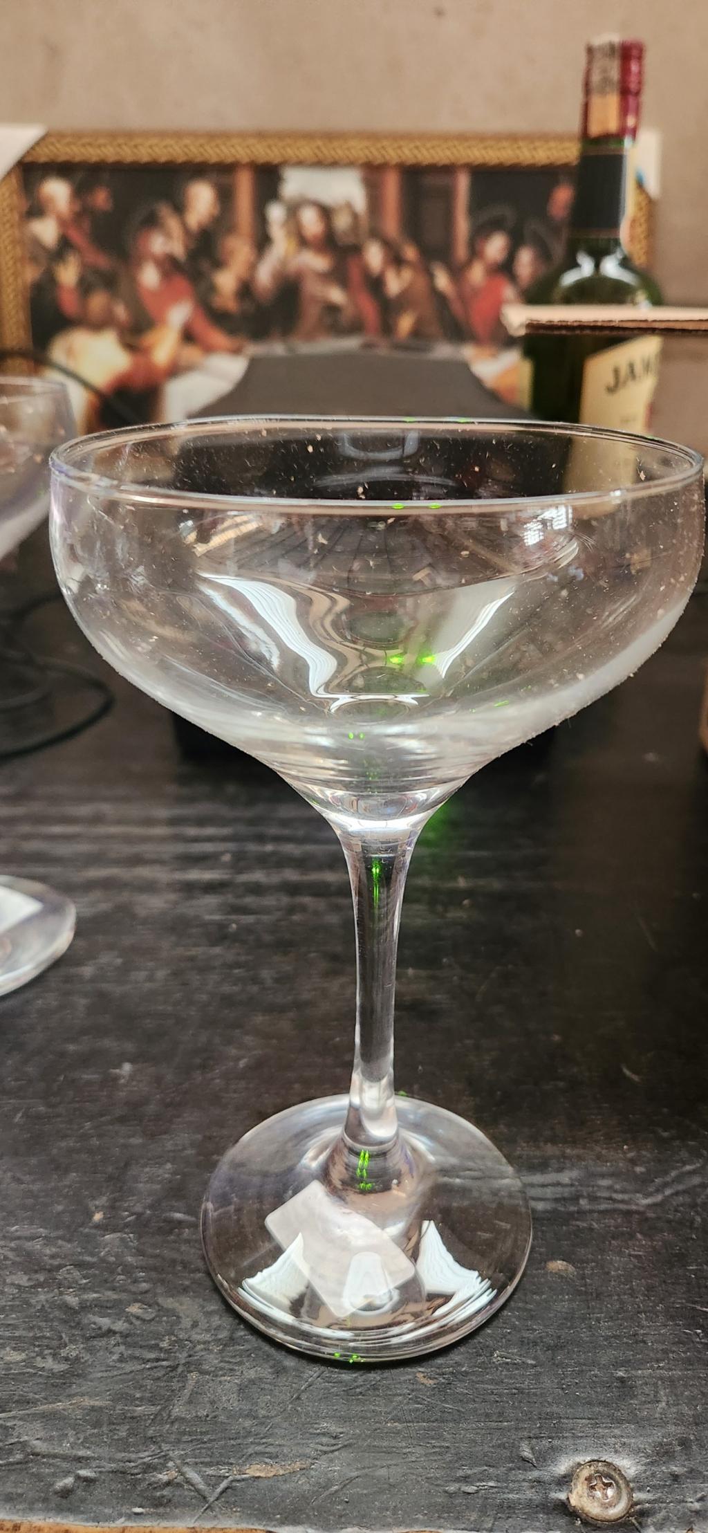 Taça de vidro para bebidas