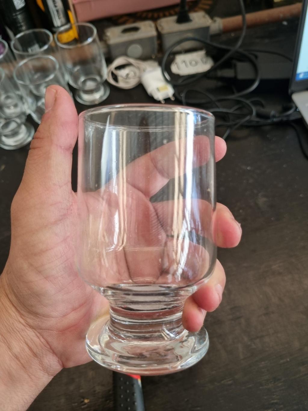 Taça de vidro casual para bebidas