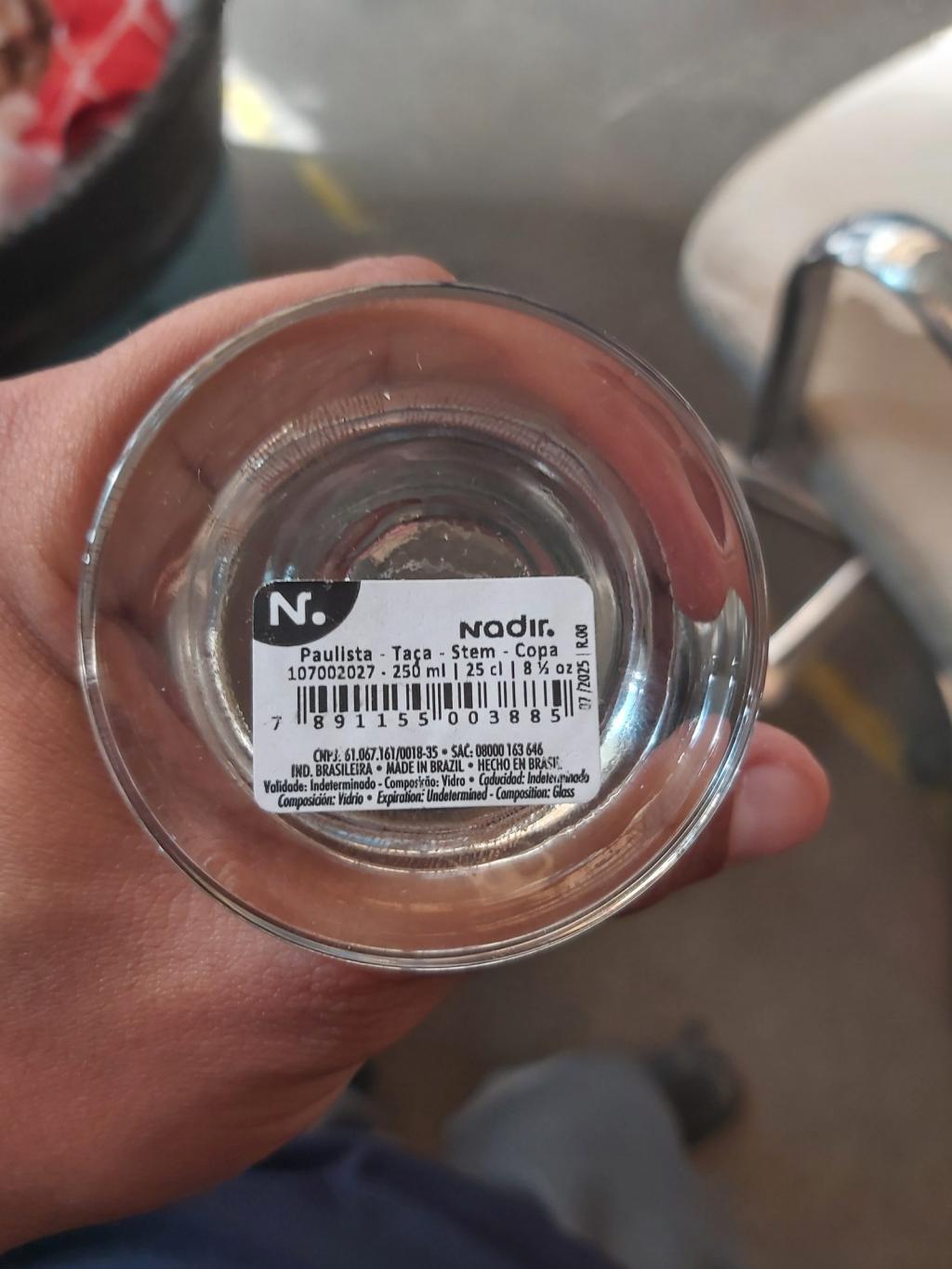 Taça de vidro para bebidas