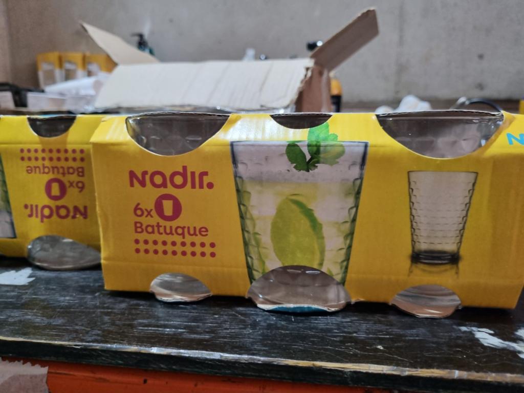 Conjunto de copos de vidro