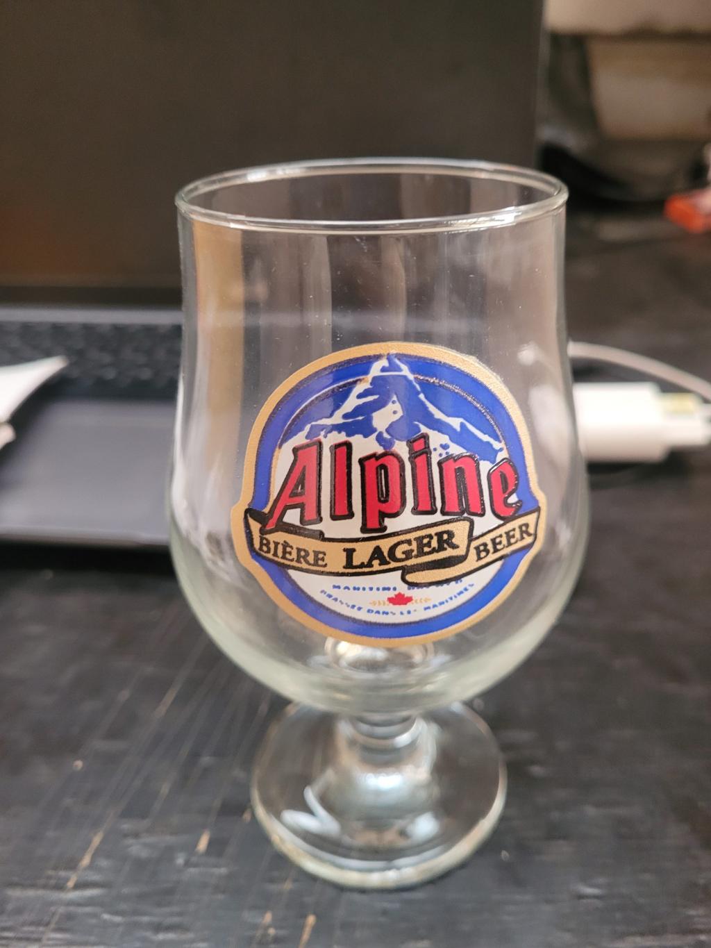 Copo de vidro para cerveja Alpine Lager
