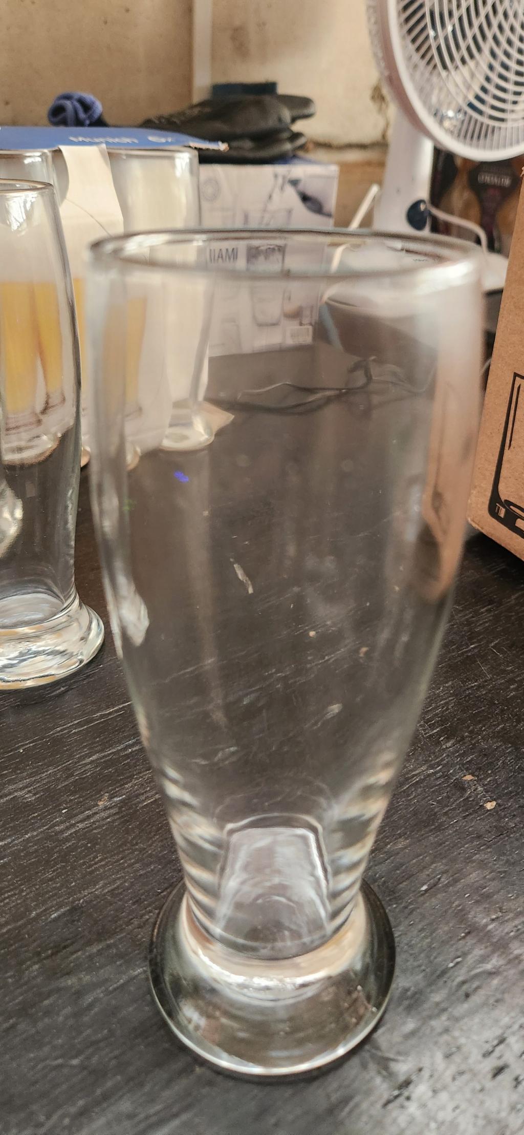 Copo de vidro para cerveja