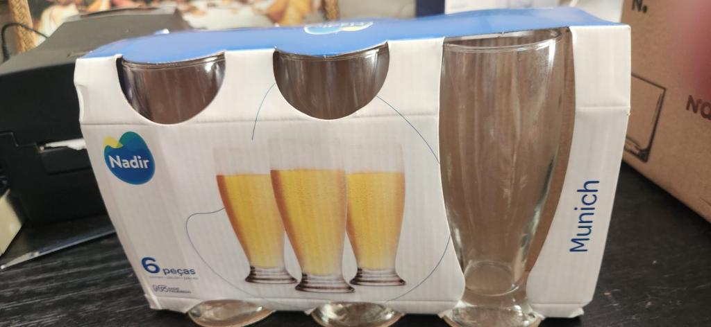 Conjunto de copos de vidro Munich 6 peças