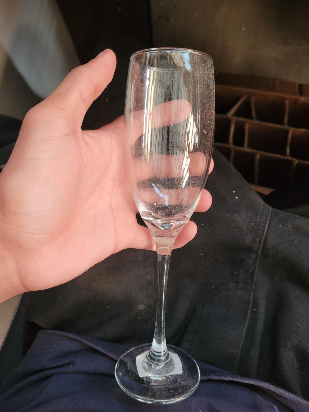 Taça de vidro para bebidas