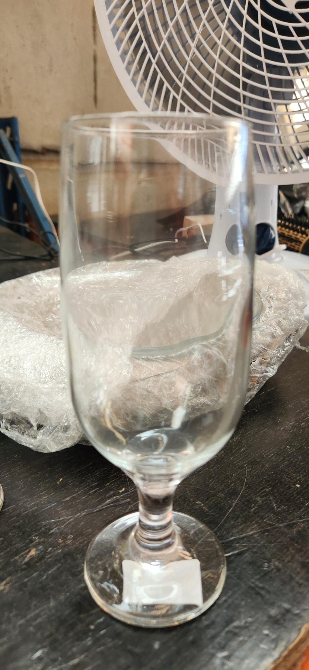 Taça de vidro para bebidas