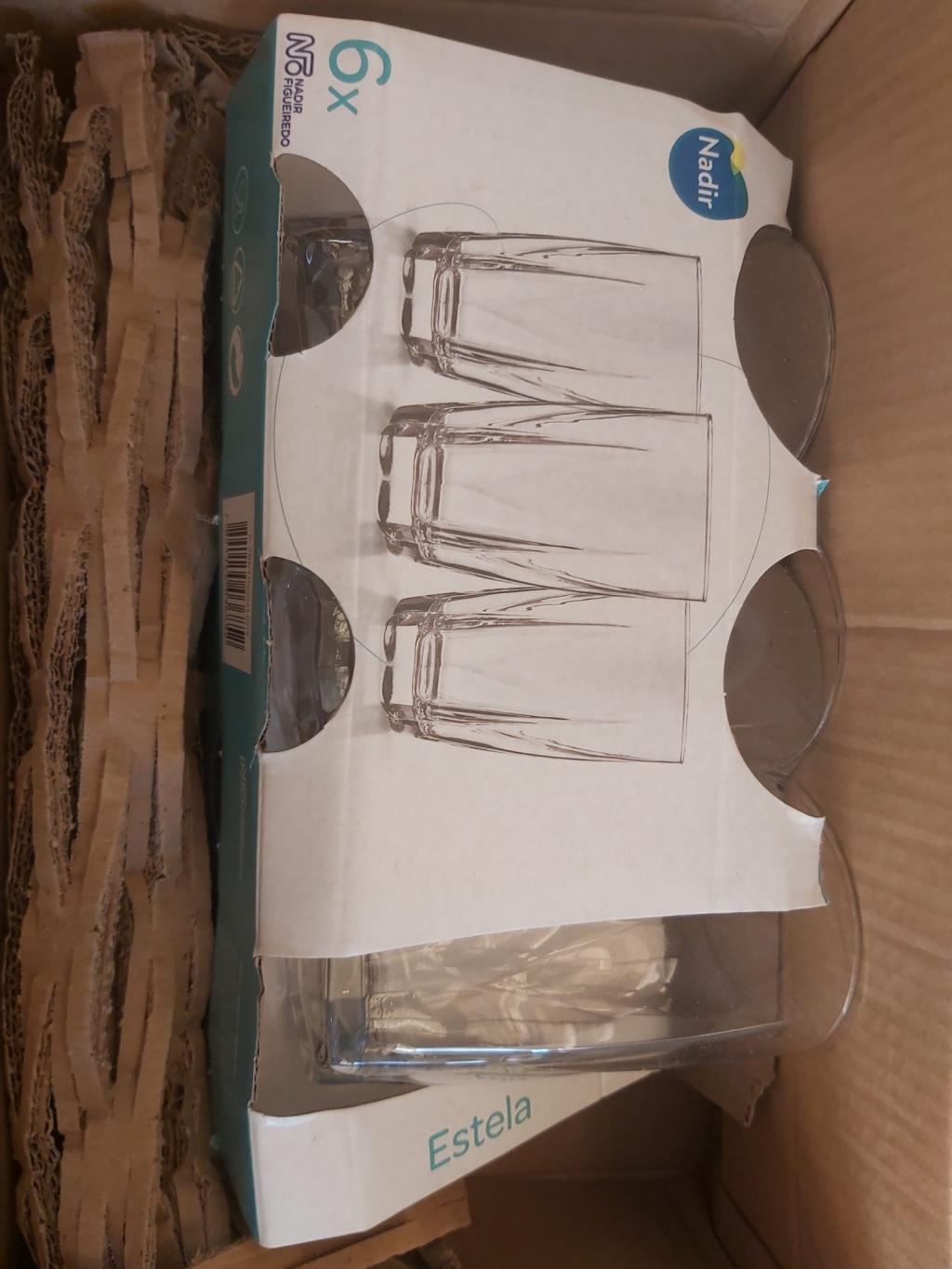 Conjunto de copos de vidro 6 unidades