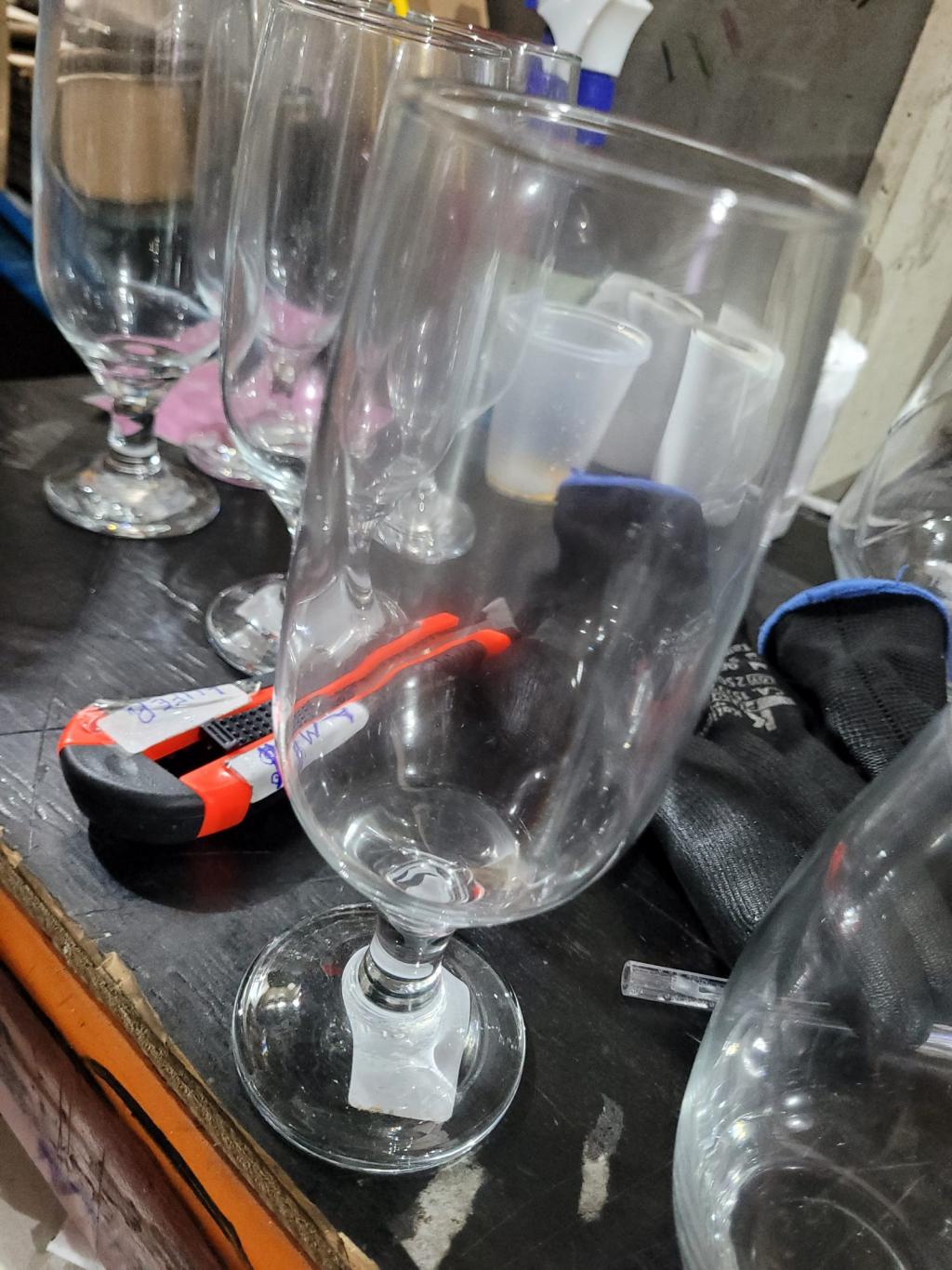 Taça de vidro para bebidas