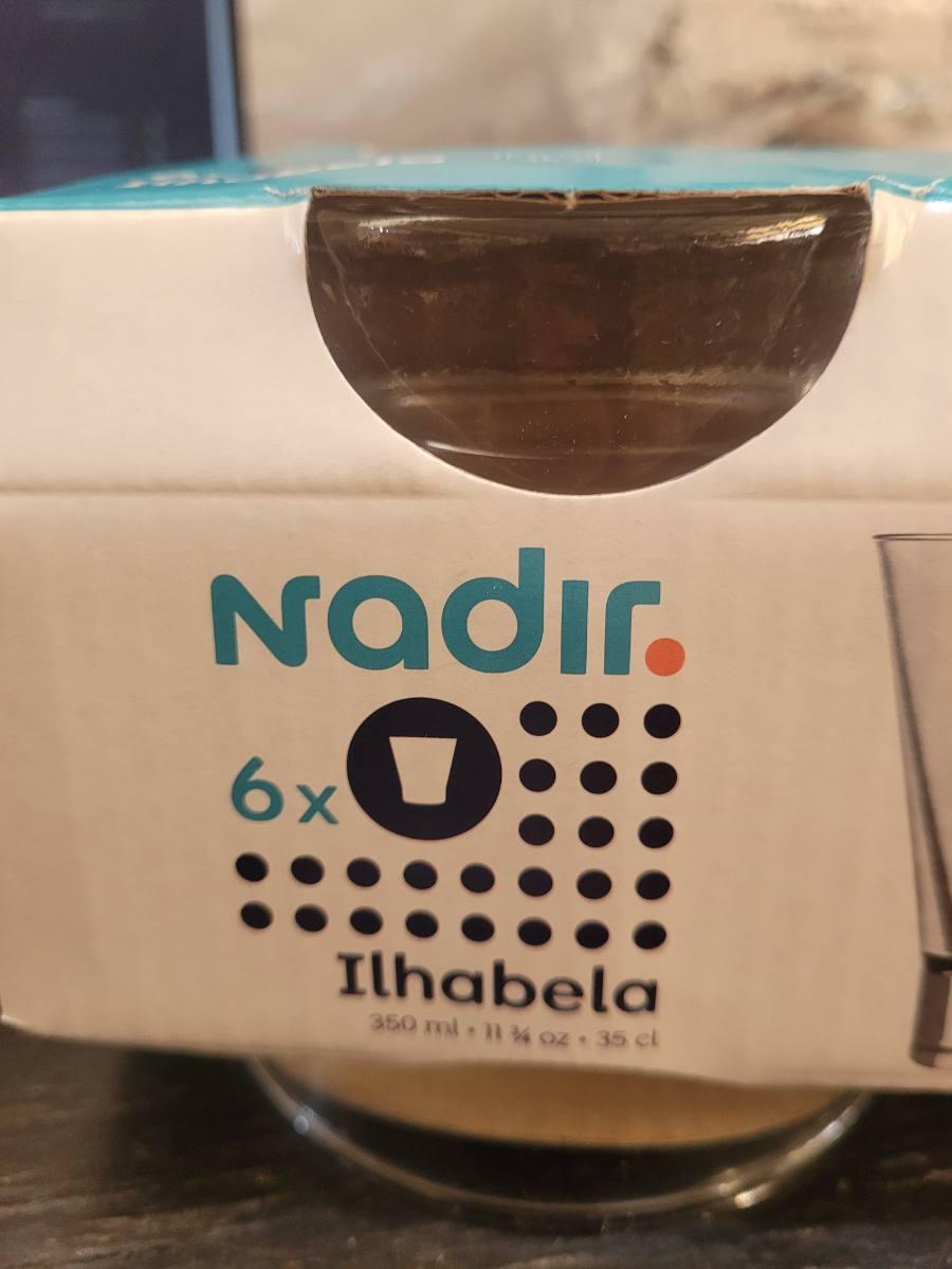 Conjunto de copos de vidro Ilhabela