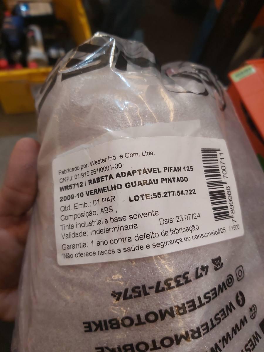 Rabeta Adaptável Pifan 125 Vermelho Guaratu Pintado