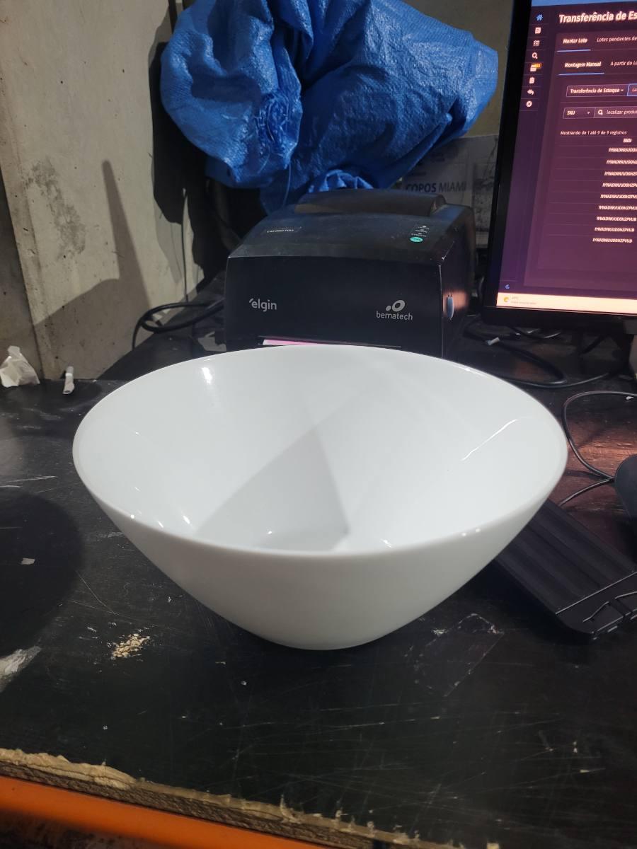 Saladeira Bowl Ensaladera de vidro temperado