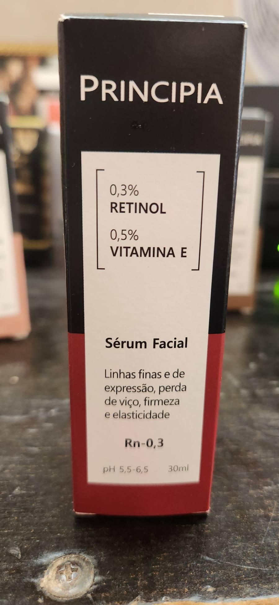 Sérum Facial com Retinol e Vitamina E