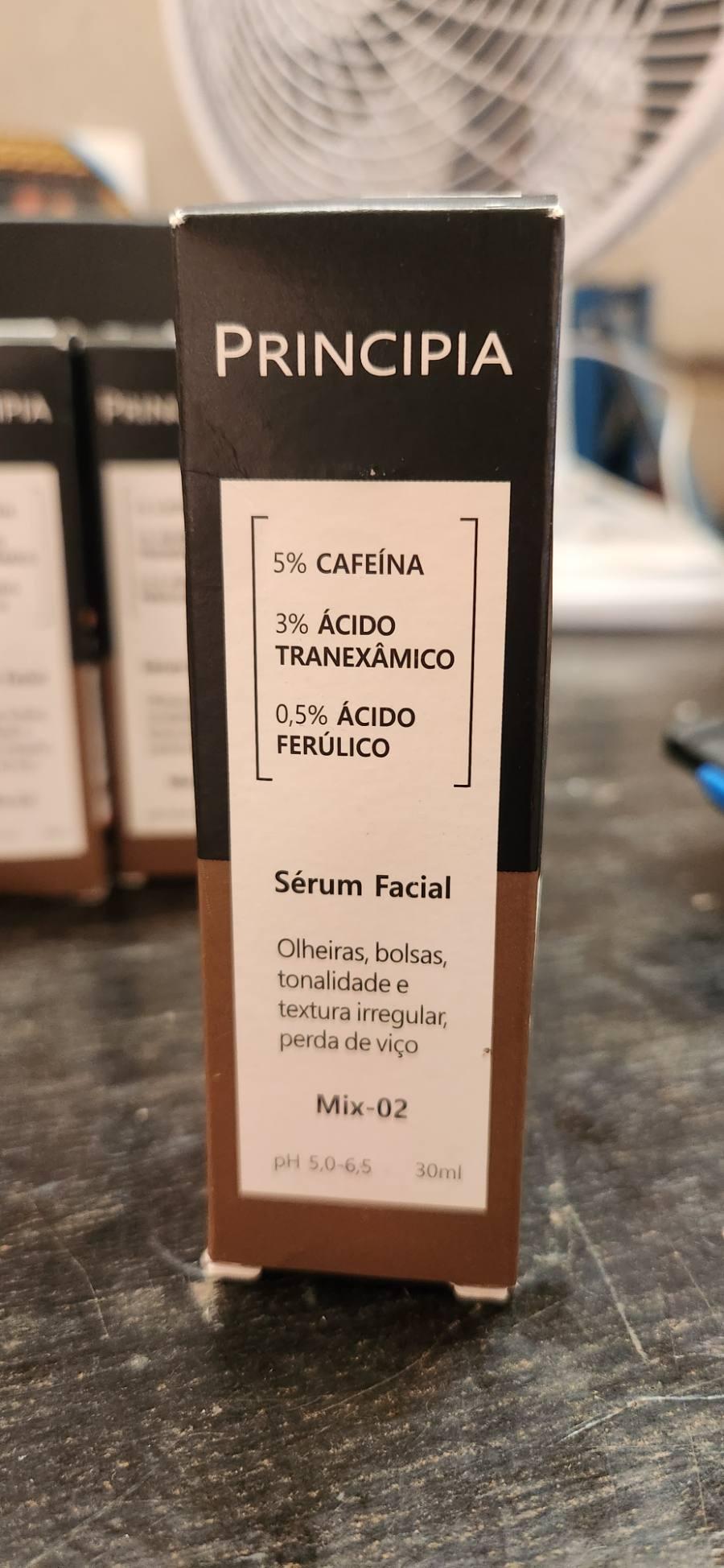 Sérum Facial com Cafeína, Ácido Tranexâmico e Ácido Ferúlico