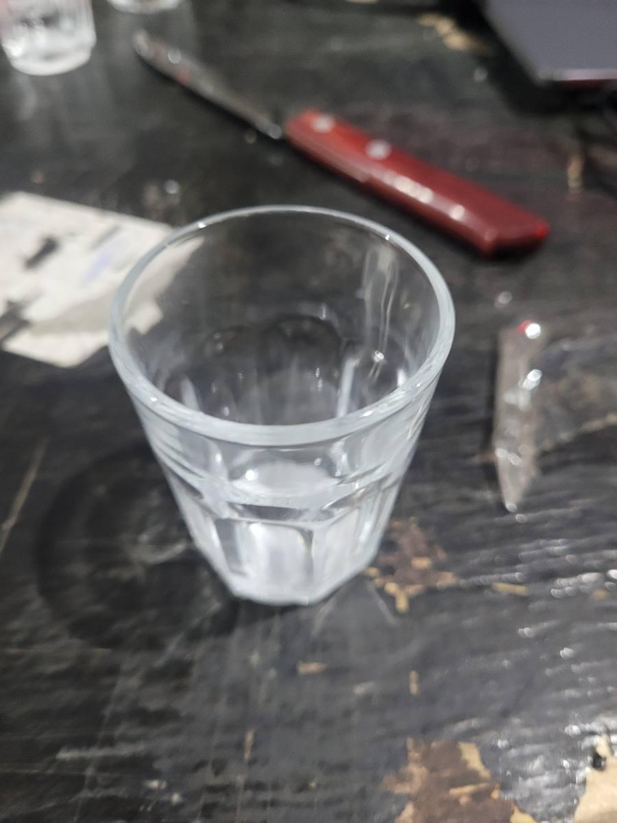 Copo de vidro para dose