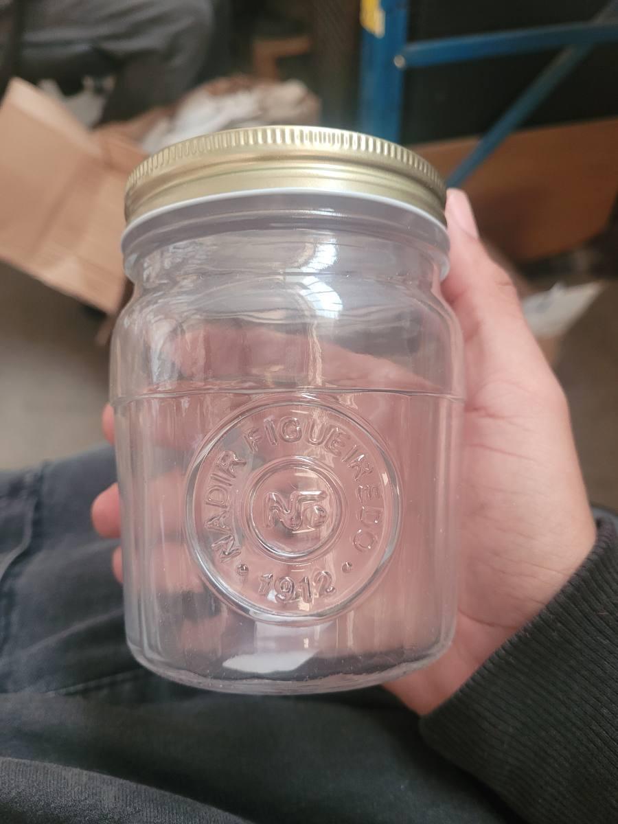 Pote de vidro Americano