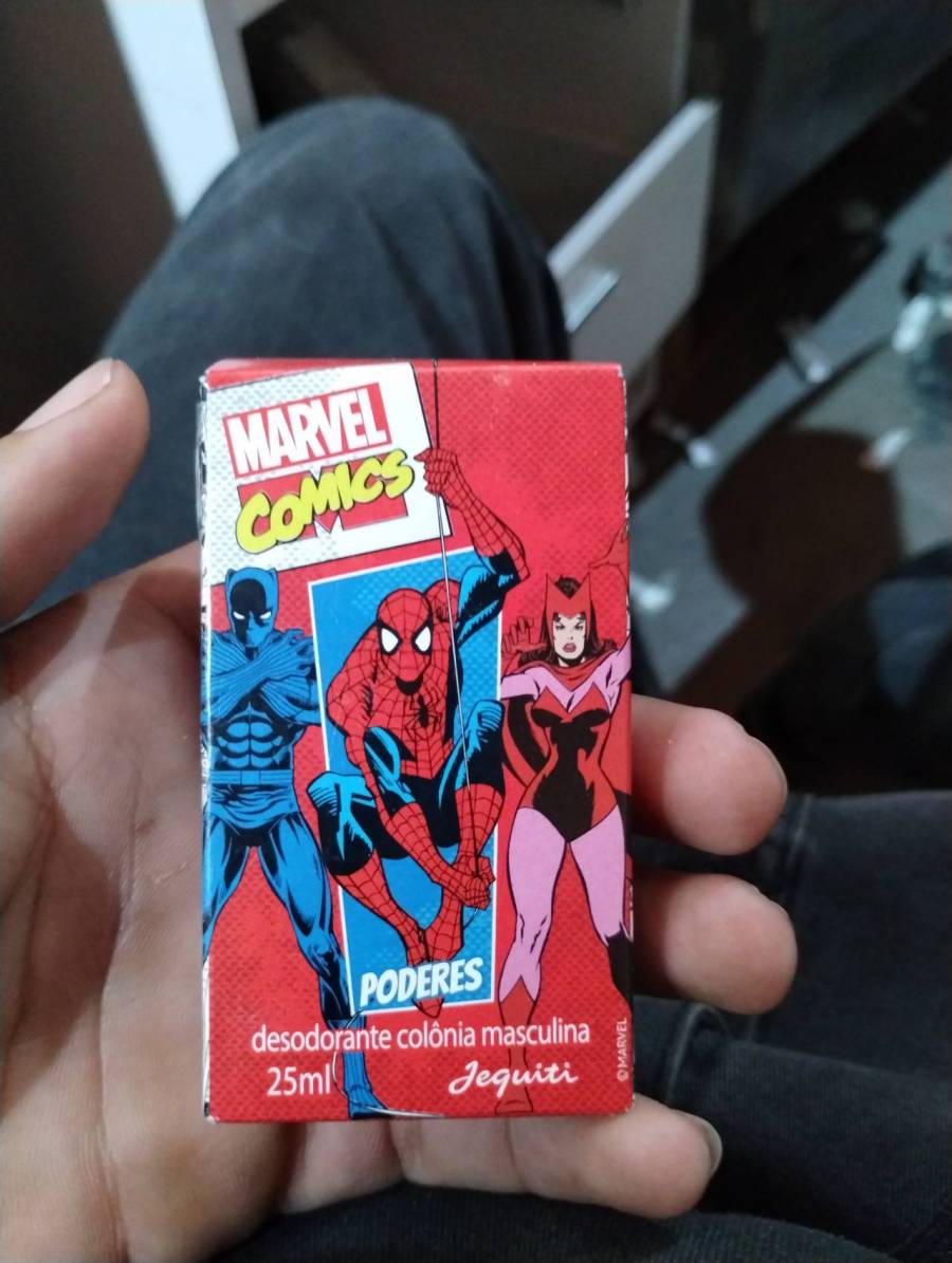 Desodorante colônia masculina Marvel Comics Poderes